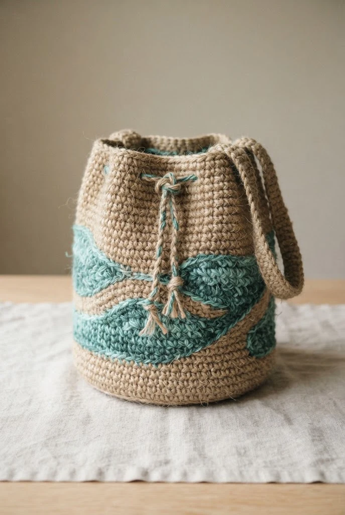 Glacial Blue Glacier Tote — crochet ipad bag style outfit
