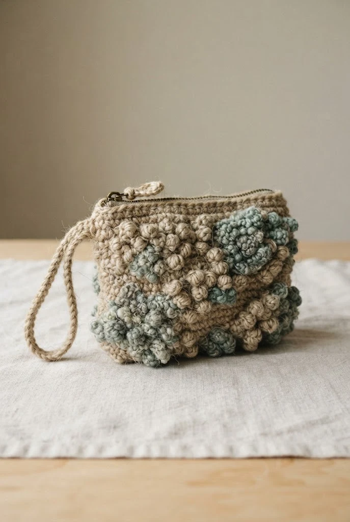 Sun-Bleached Driftwood Satchel — crochet ipad bag style outfit