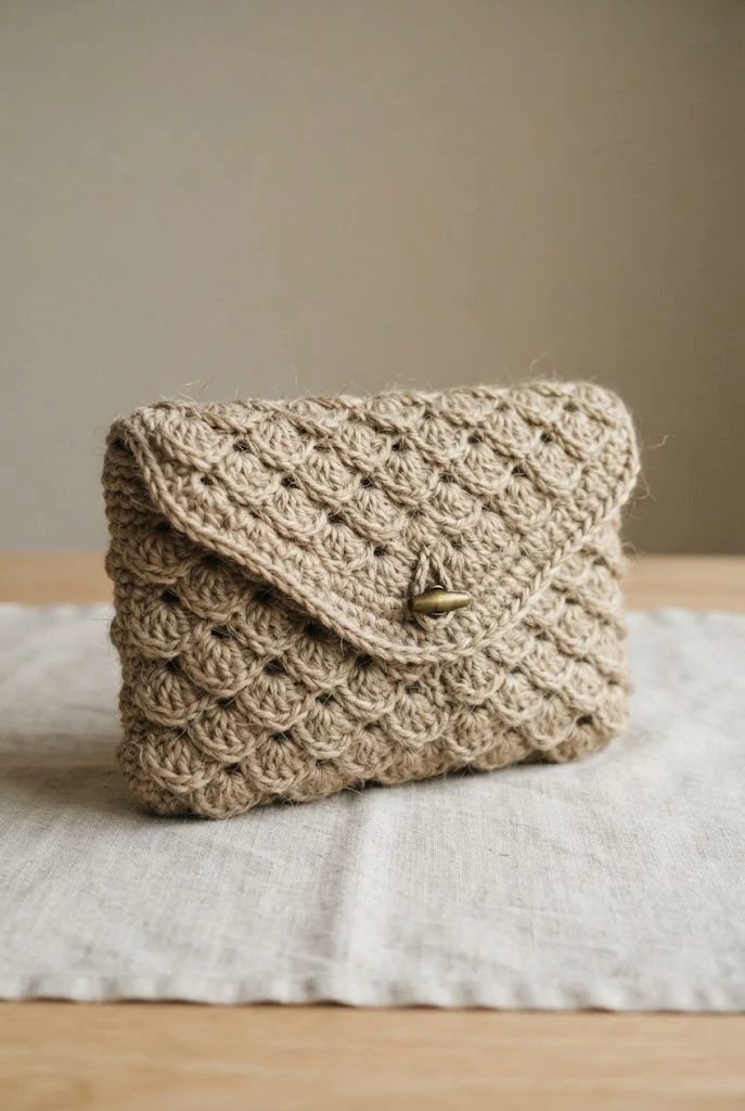 Aqua Ripple Crossbody Bag — crochet jute bag style outfit