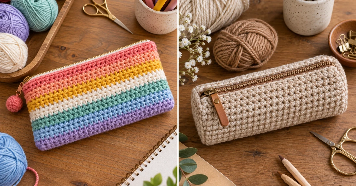 Crochet pencil bag: 7 Easy DIY Ideas for 2026 crochet pencil bag