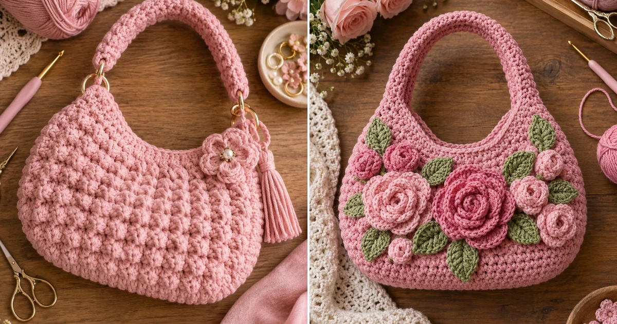 Crochet pink bag: 9 Easy DIY Ideas for 2026 crochet pink bag