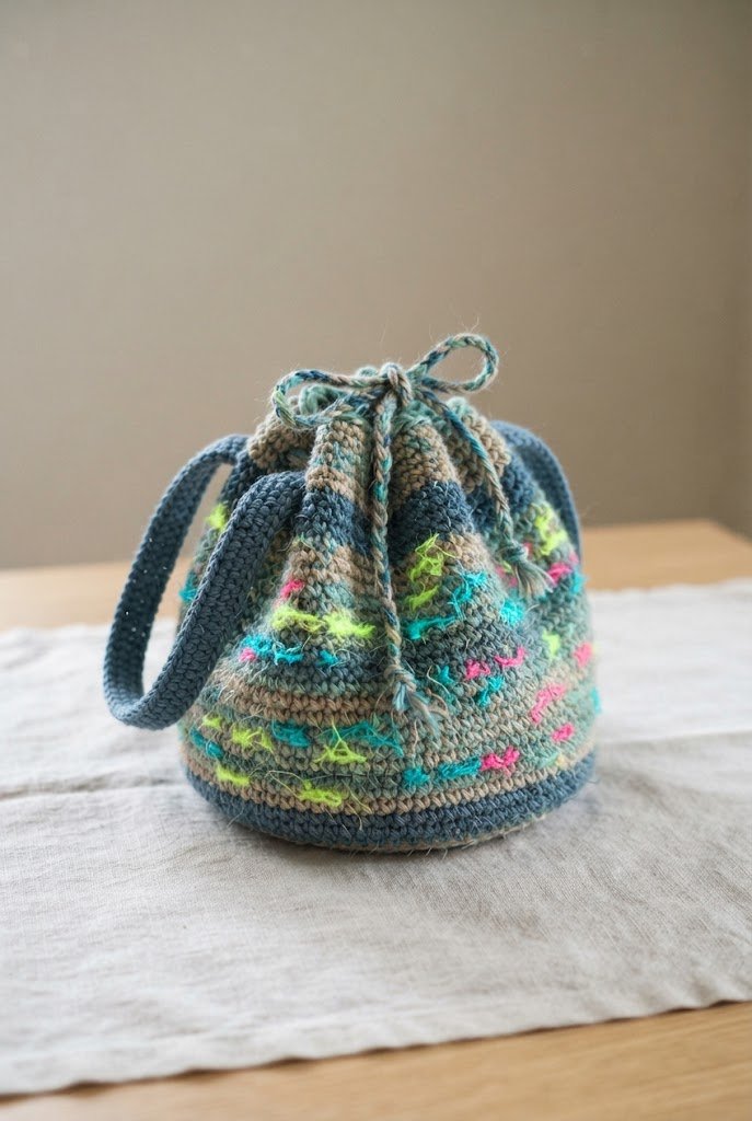 Bioluminescent Glow Accent Bag — crochet sea bag style outfit