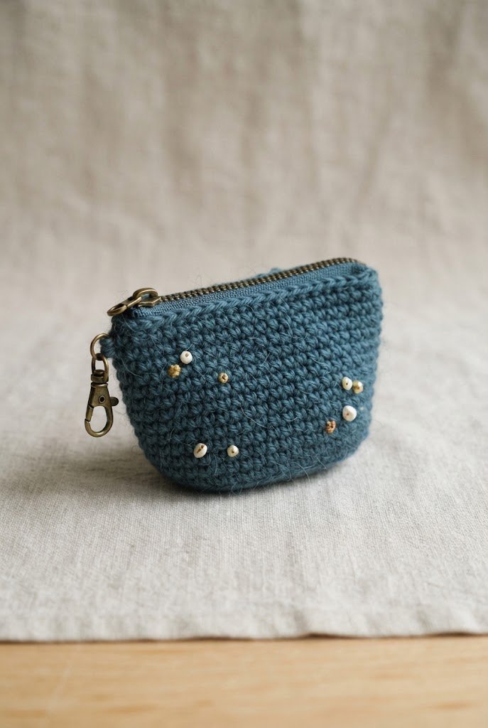 Sunken Treasure Coin Purse — crochet sea bag style outfit