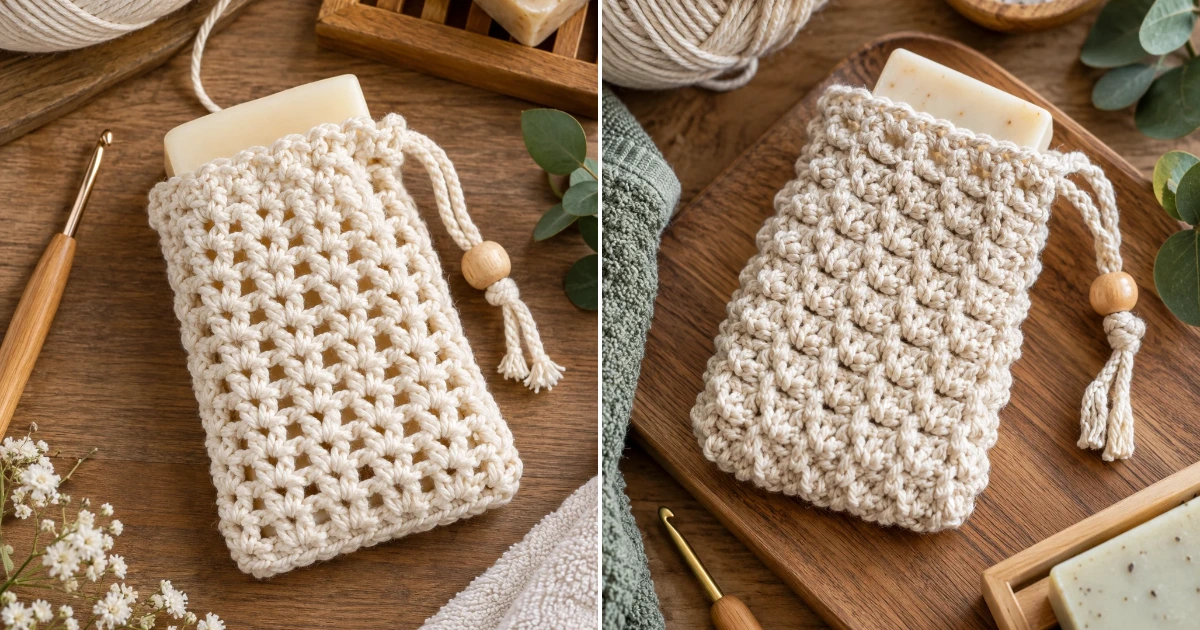 Crochet soap bag free pattern: 11 Stunning DIY Ideas crochet soap bag free pattern