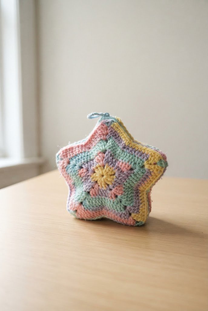 Pastel Dream Pouch Inspired by a Crochet Star Bag Pattern — Crochet Star Bag Pattern style outfit