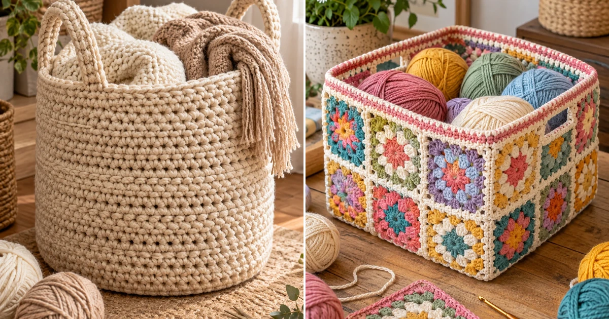 Crochet storage bag: 20 Stunning DIY Ideas for 2026 crochet storage bag