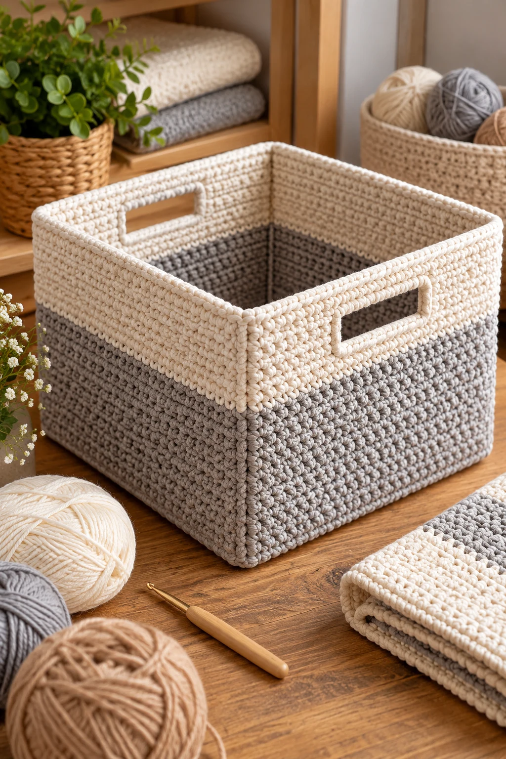 Foldable Closet Storage Bag — crochet storage bag style outfit