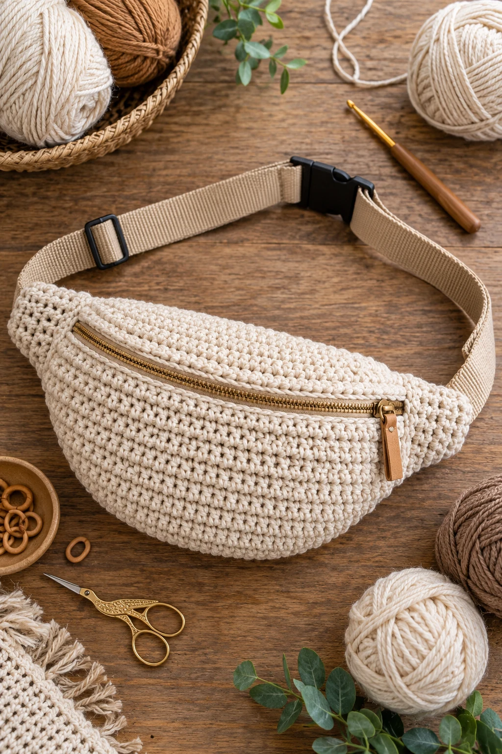 Beginner-Friendly Crochet Waist Bag Free Pattern Style — crochet waist bag style outfit