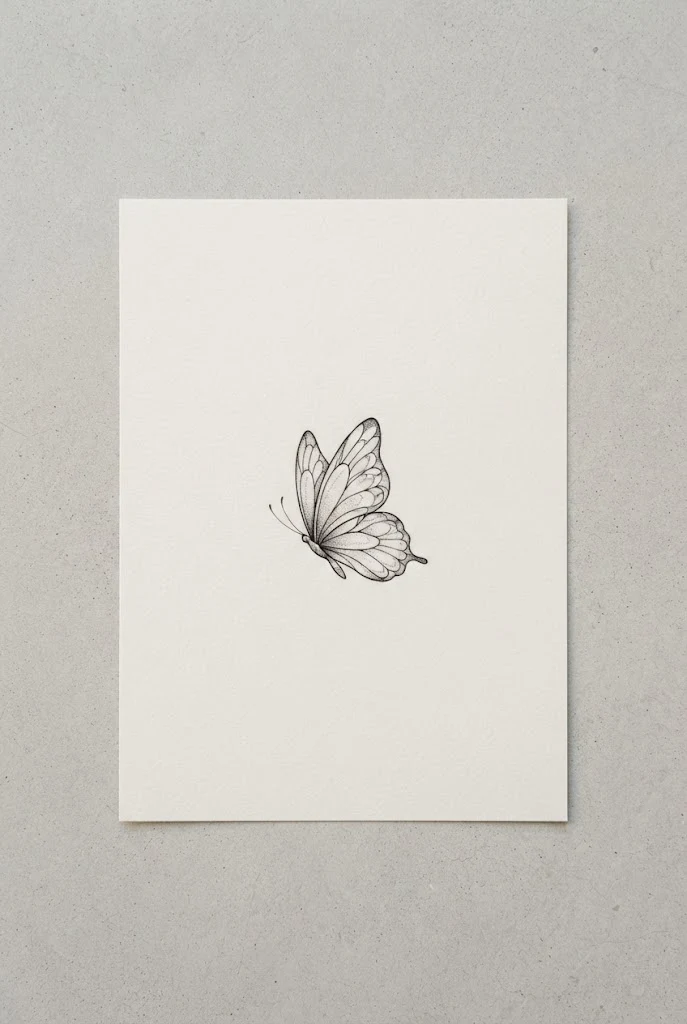 Ankle-Grazing Wanderlust — delicate butterfly tattoo style outfit