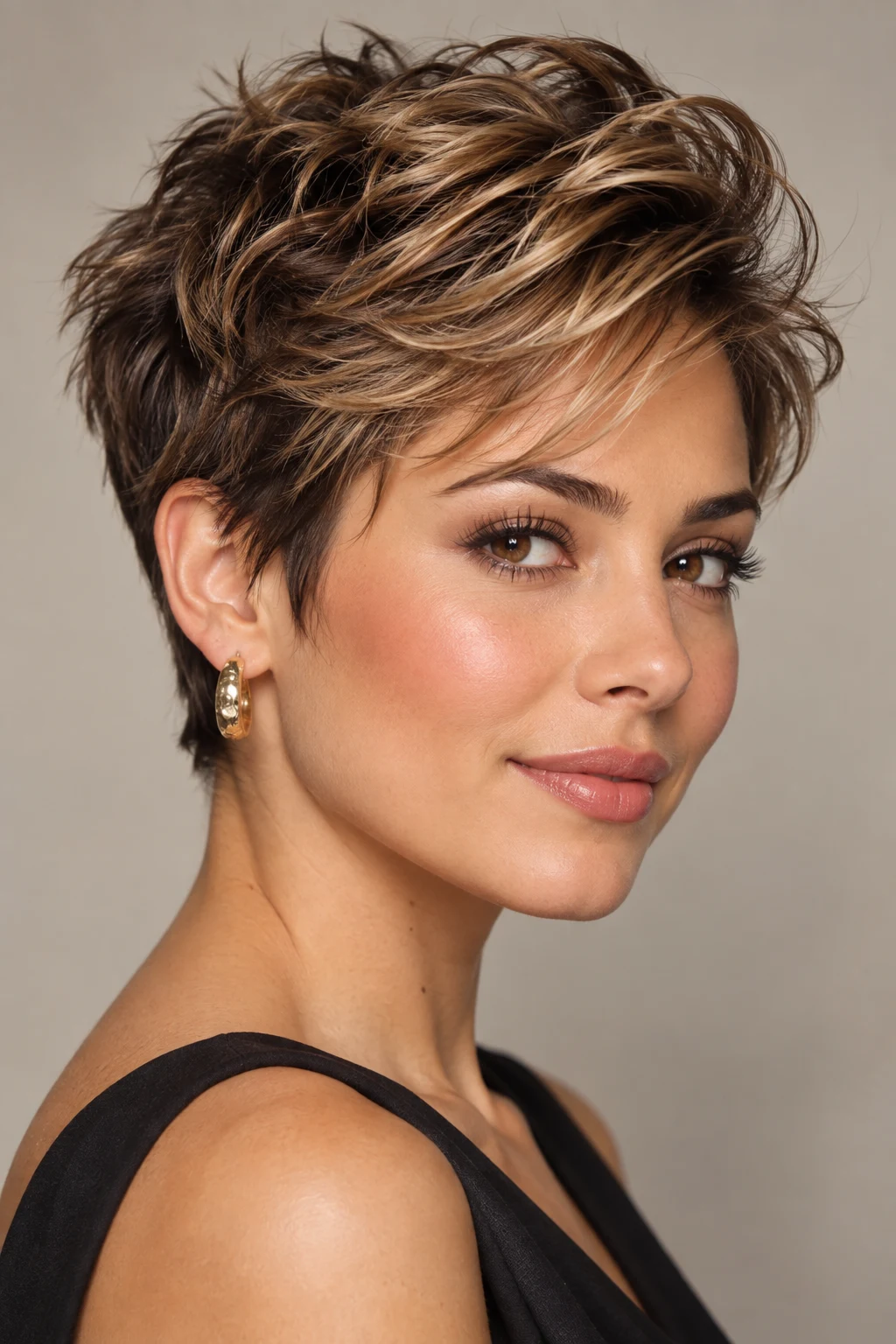 The Textured Pixie Lift — easy hairstyles for short hair style outfit