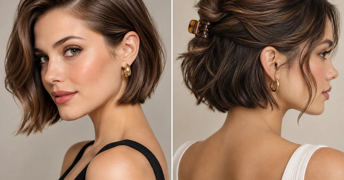 Easy hairstyles for short hair: 9 Chic Hairstyles for easy hairstyles for short hair