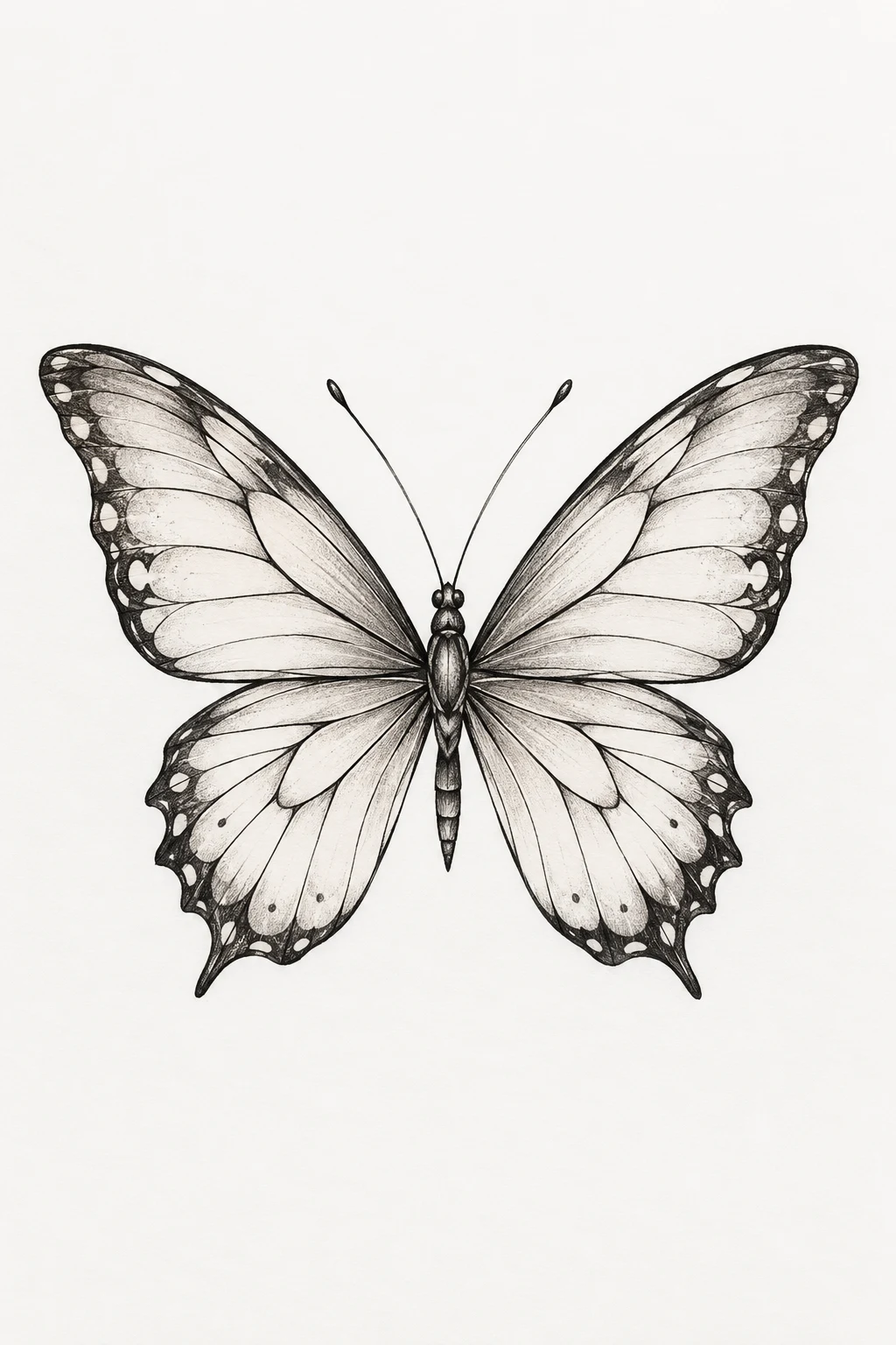 Whisper-Soft Fine-Line Butterfly — elegant butterfly tattoo style outfit