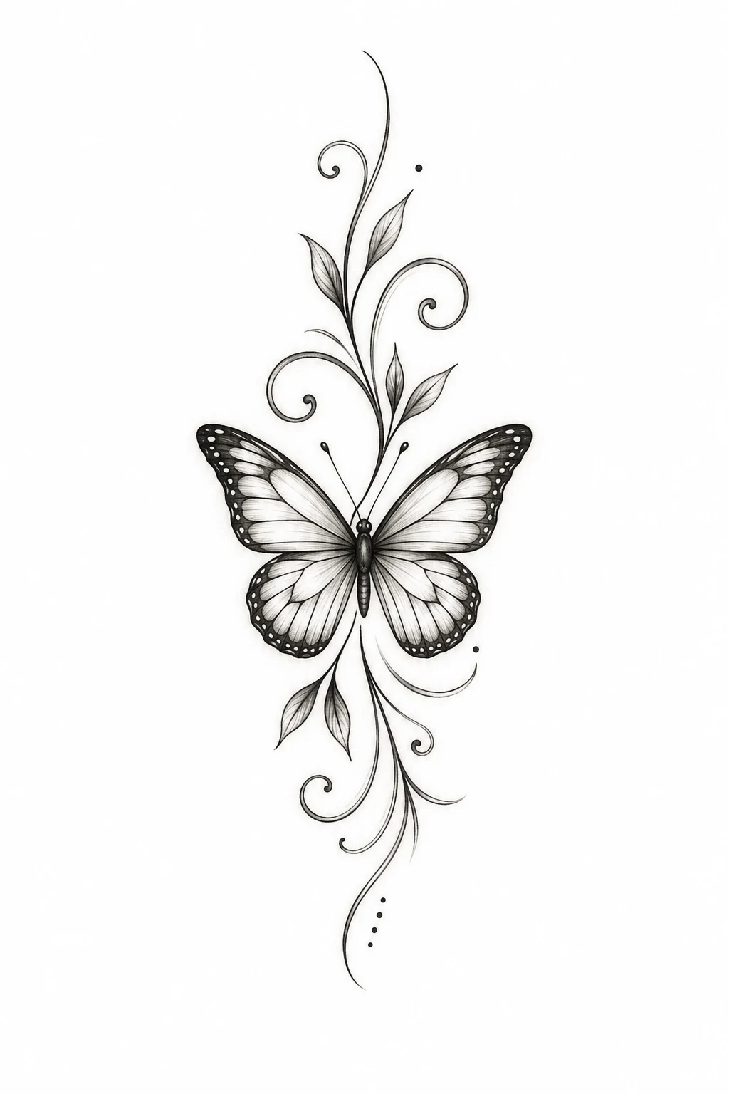 Classy Butterfly Tattoo on the Wrist — elegant butterfly tattoo style outfit