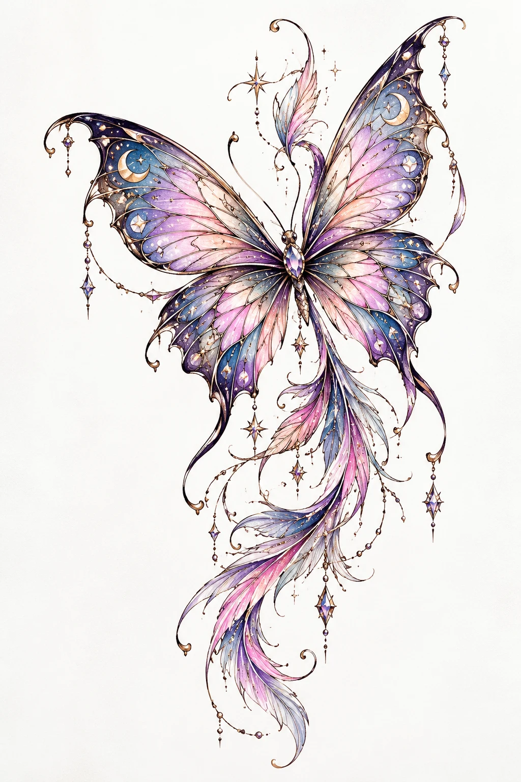 Fairy Tail Butterfly Tattoo — fairy butterfly tattoo style outfit