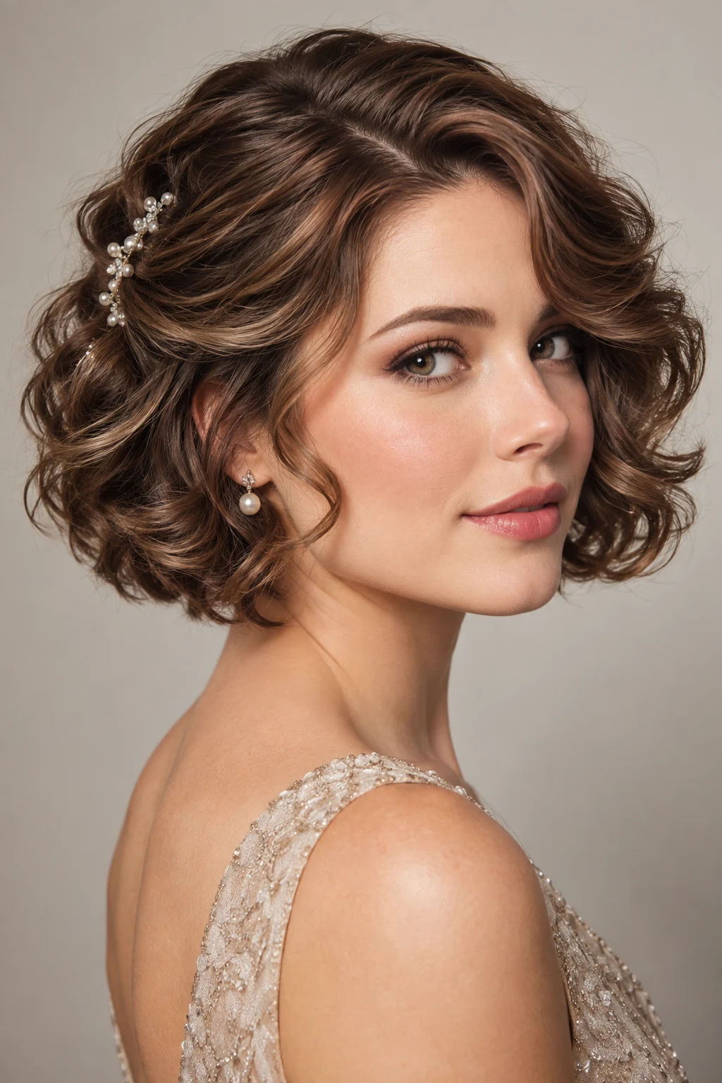 Romantic Curled Bob — formal hairstyles for short hair style outfit