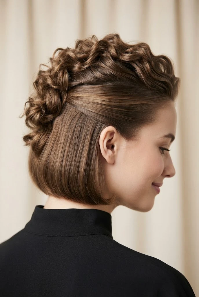 The Faux-Hawk Textured Crop — Graduation hairstyles for short hair style outfit