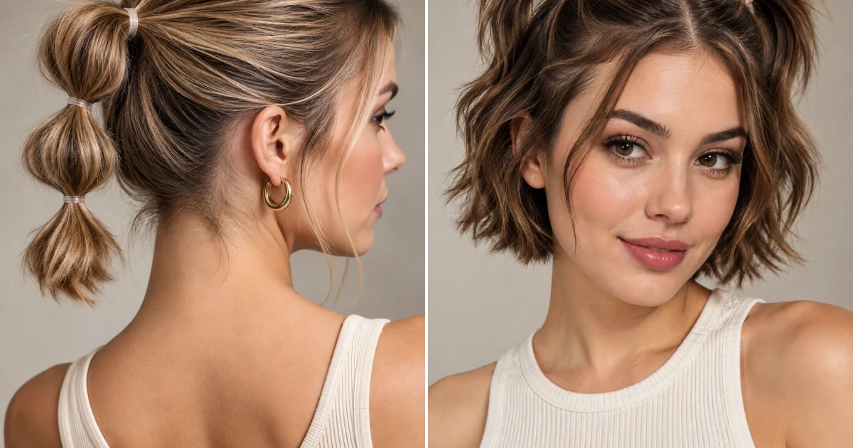 Hair elastics hairstyles short hair: 9 Easy Hairstyles hair elastics hairstyles short hair