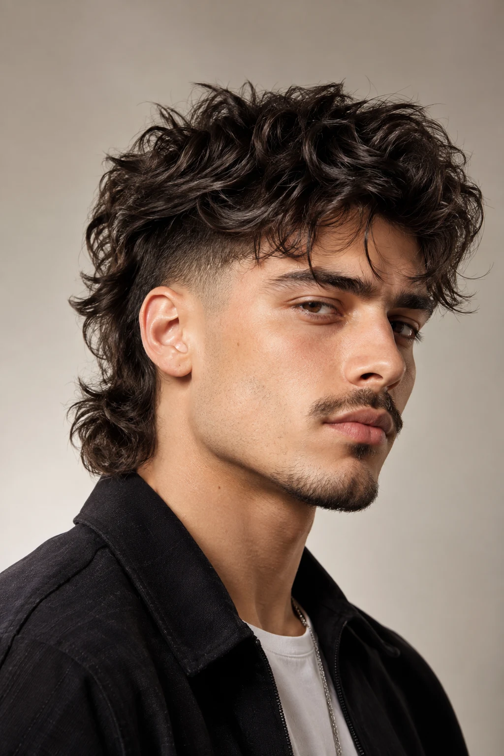 Textured Modern Mullet — Hairstyles for Men style outfit, worn by a stylish man