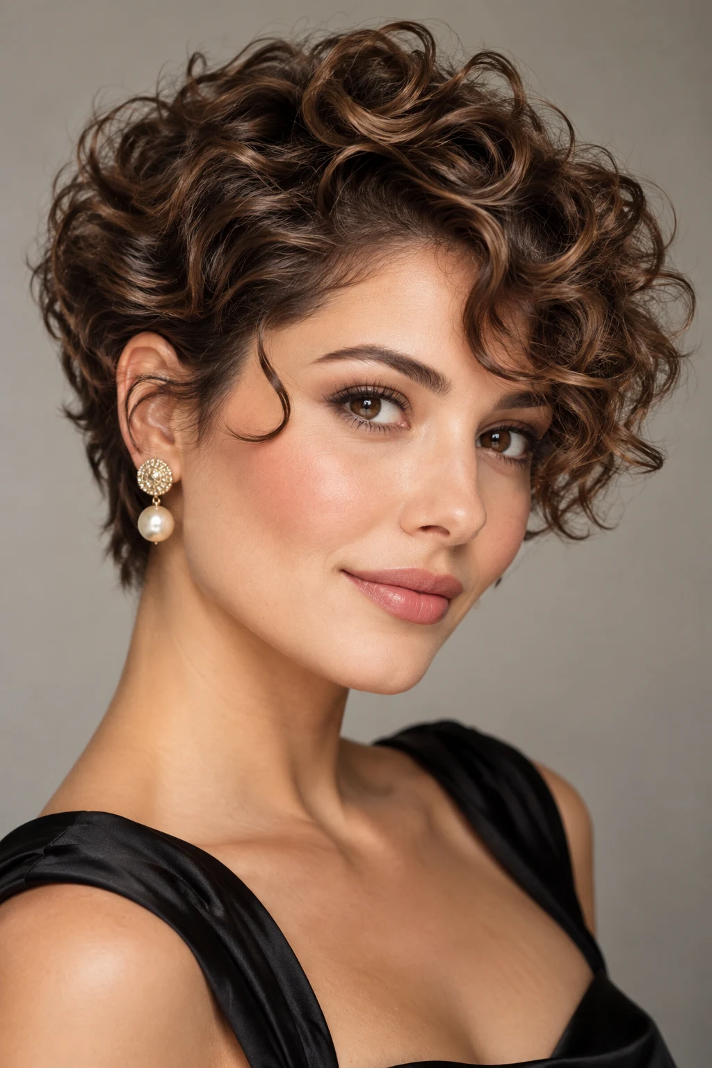 Soft Curly Crop — hairstyles for short hair women style outfit
