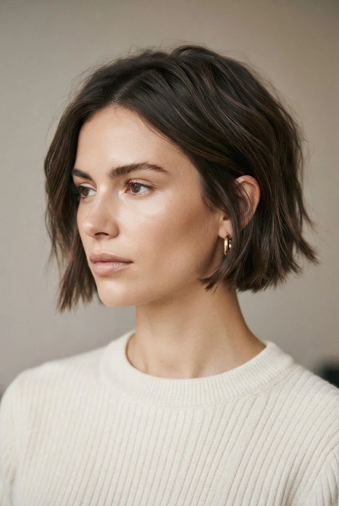 The Micro-Bob Crop — hairstyles for very short hair style outfit