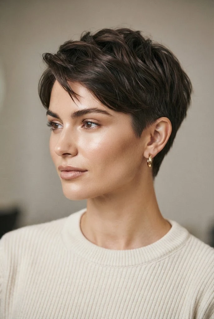 The Ultimate Wash-and-Go Crop — hairstyles for very short hair style outfit
