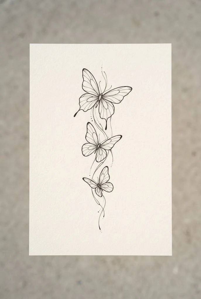 Knuckle Trio Masterpiece — hand tattoo butterfly style outfit