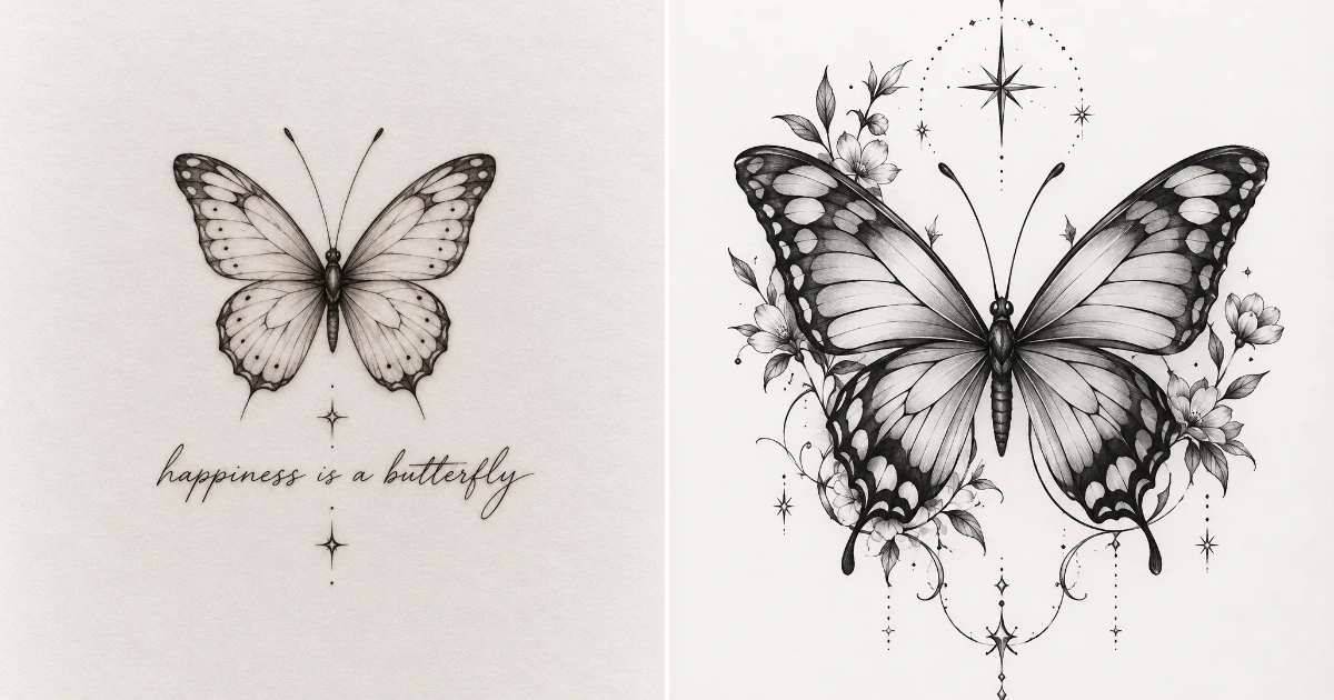 Happiness is a butterfly tattoo: 10 Ultimate Tattoo happiness is a butterfly tattoo
