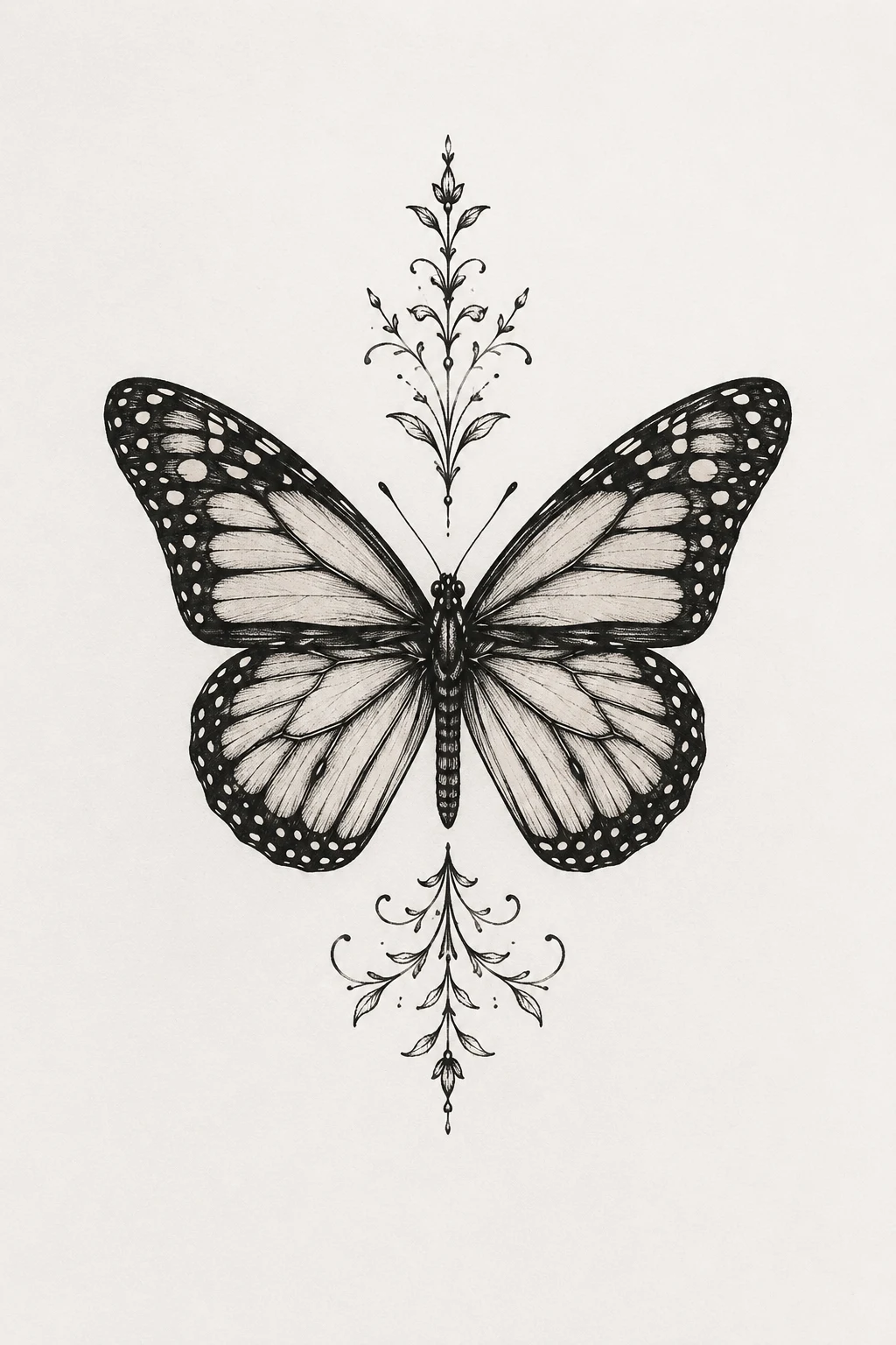 Vintage Monarch Butterfly — harry styles butterfly tattoo style outfit