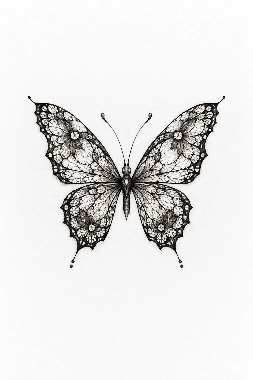 Mini Lace Butterfly Ankle Tattoo — lace butterfly tattoo style outfit