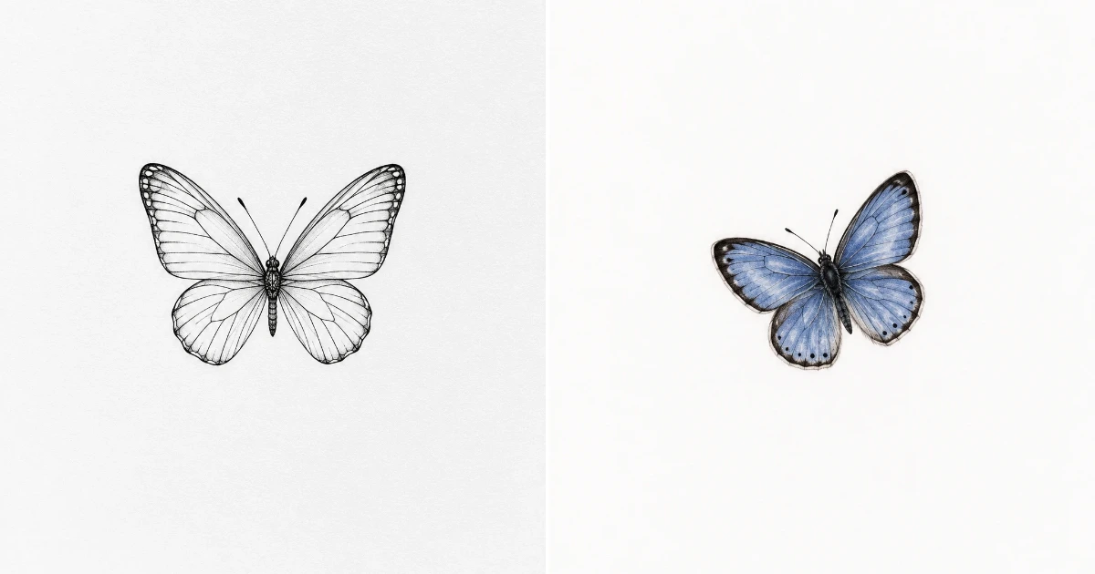 Little butterfly tattoo: 10 Amazing Tattoo Ideas for little butterfly tattoo