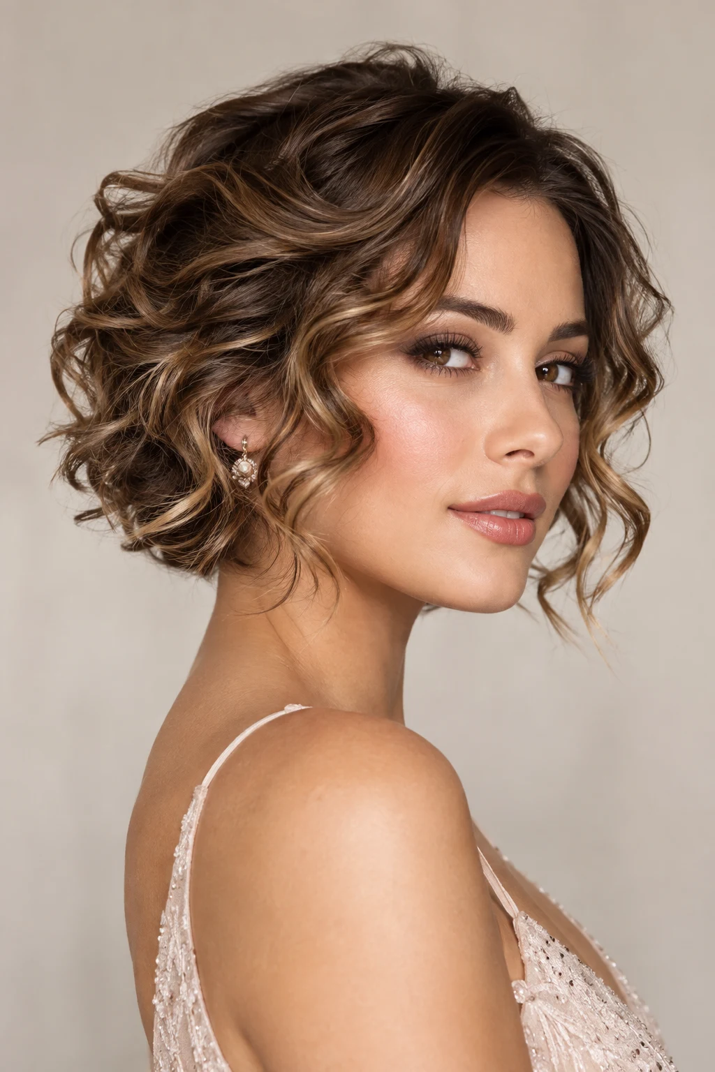 Romantic Loose Curls — loose hairstyles for short hair style outfit