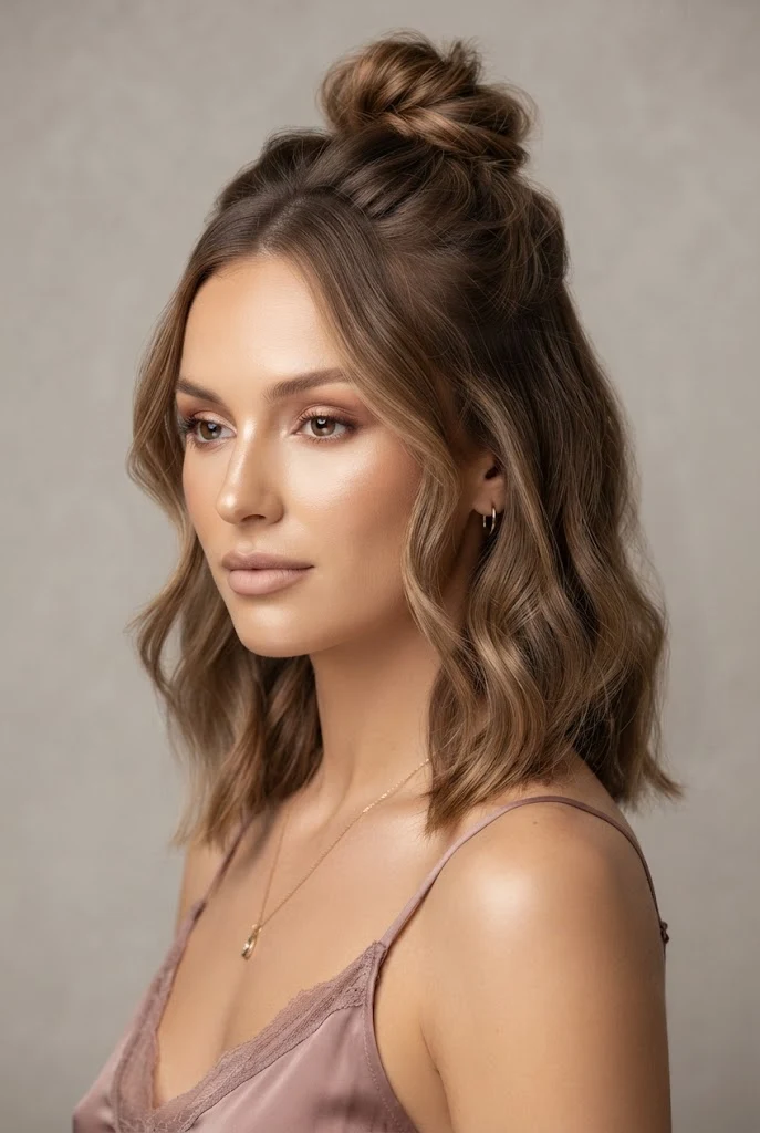 Softly Crimp-Textured Short Crop — loose short hairstyles for graduation style outfit