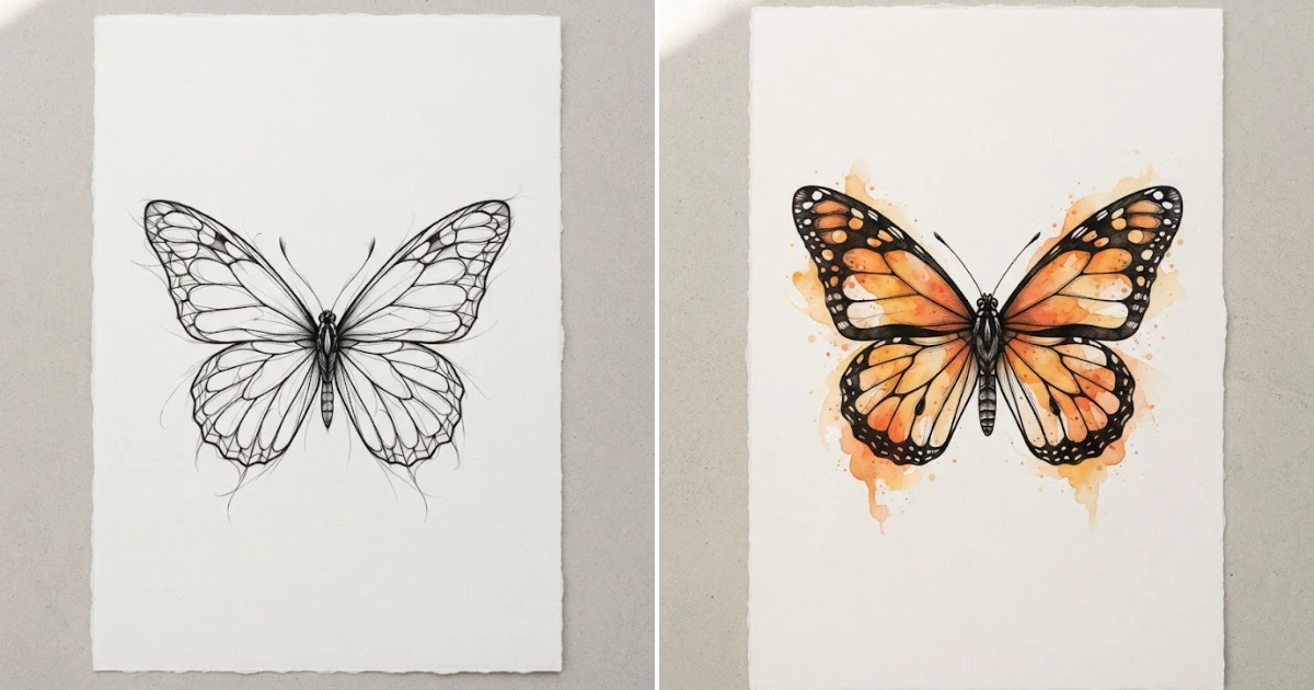 Monarch butterfly tattoo stencil: 15 Beautiful Tattoo monarch butterfly tattoo stencil