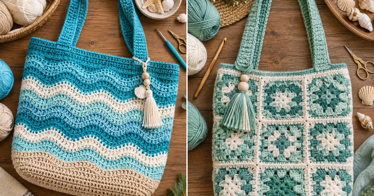 Ocean Crochet Bag: 10 Fresh DIY Ideas for a Beachy ocean crochet bag