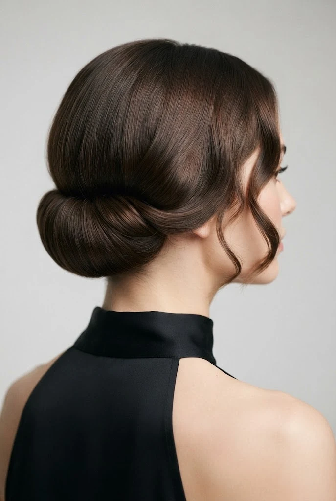 1920s Faux Bob Tuck — party updos for short hair style outfit