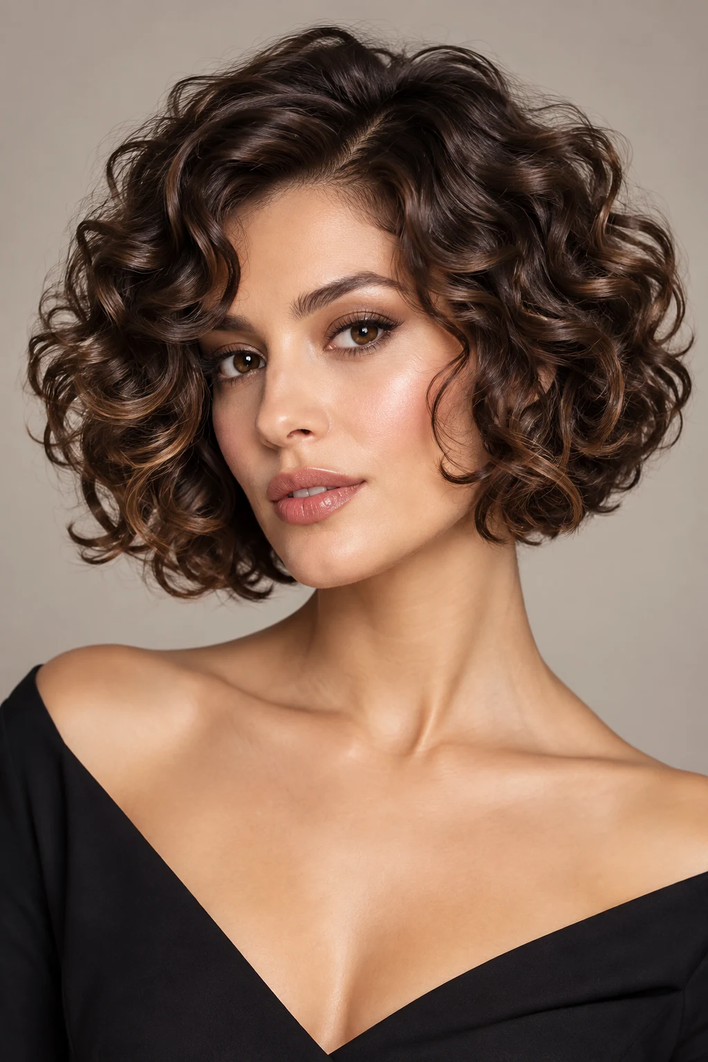 Curly Bob With Defined Ends — peinados cabello corto elegantes style outfit