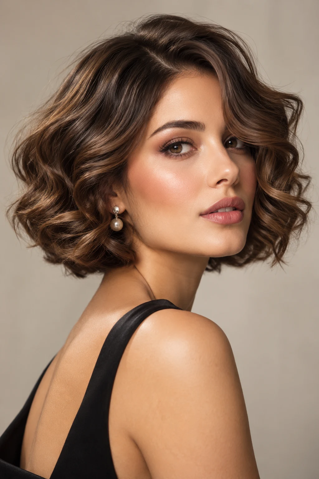 Soft Curled Bob — peinados cabello corto elegantes style outfit