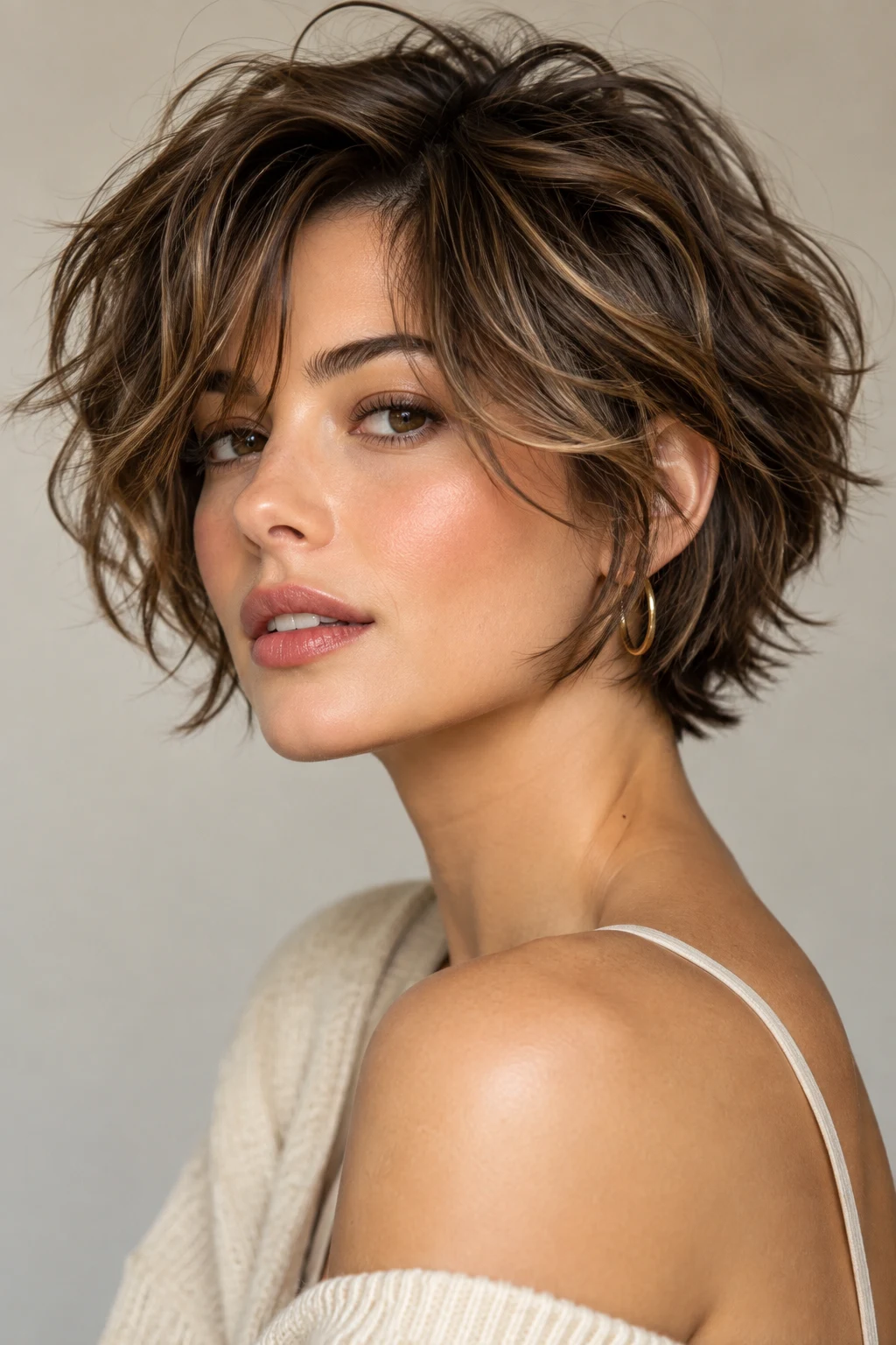 The Tousled Bixie — photos of short hairstyles style outfit