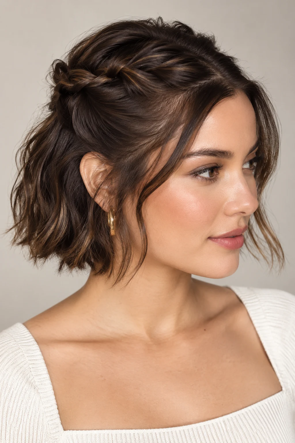 Double Mini Twists — quick hairstyles for short hair style outfit