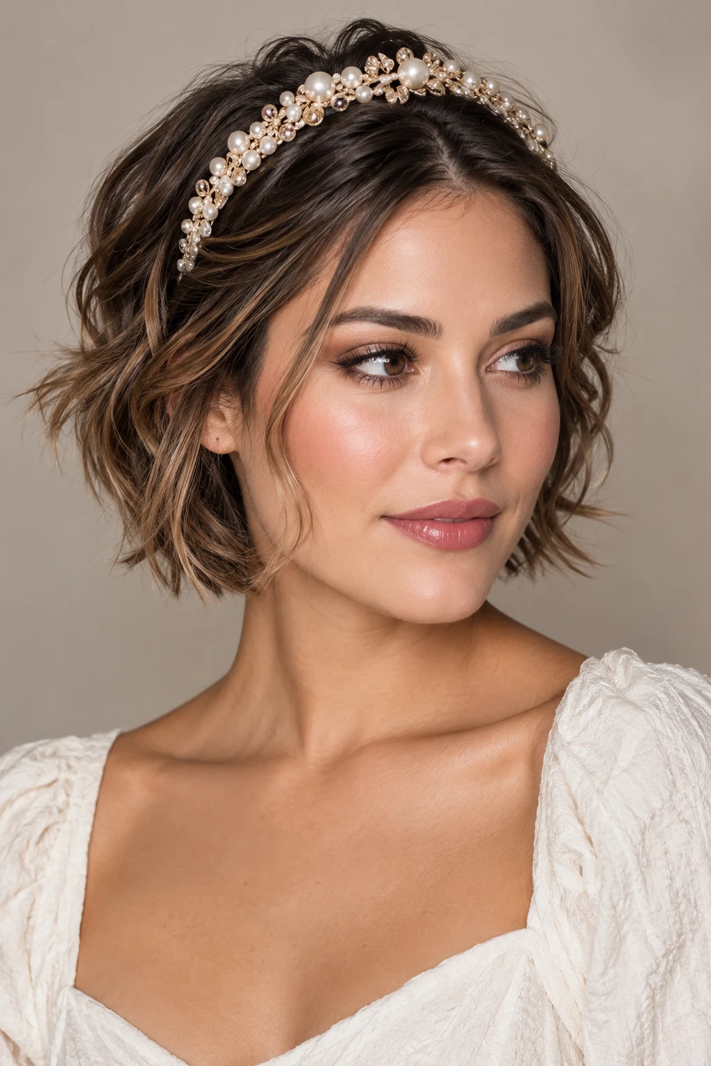 Headband Crown — quick hairstyles for short hair style outfit