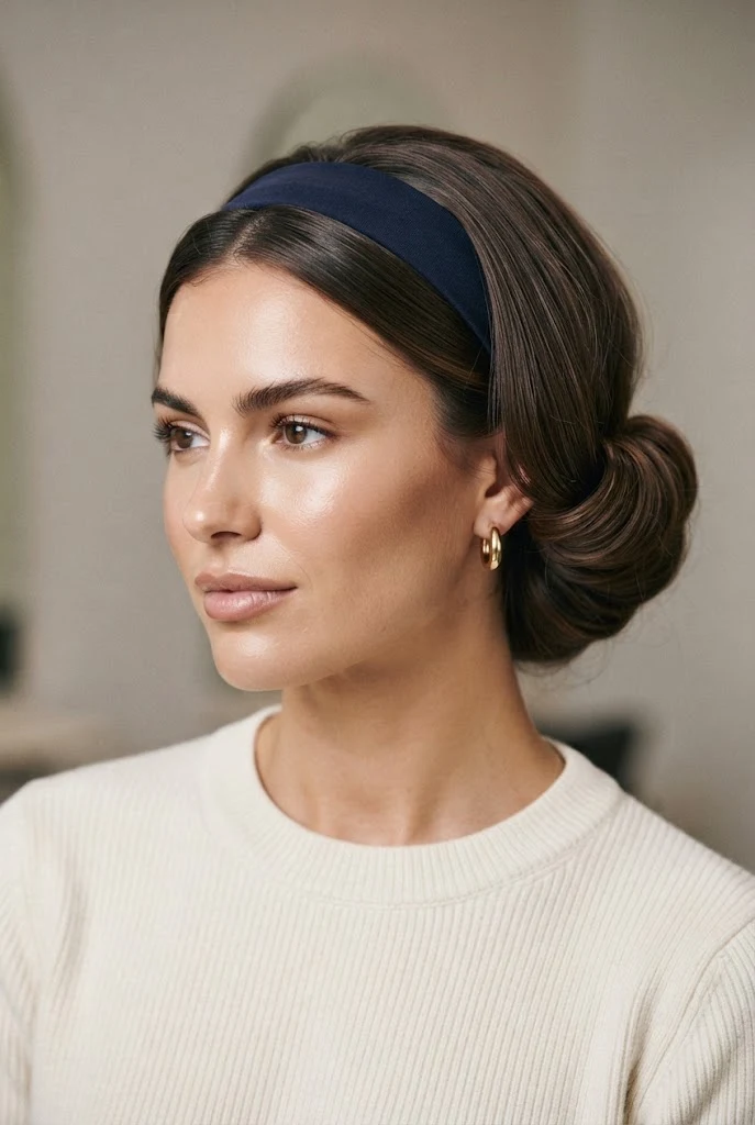 The Headband Tuck — School Hairstyles style outfit