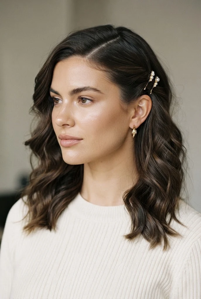 The Twisted Side-Part Pin-Back — School Hairstyles style outfit