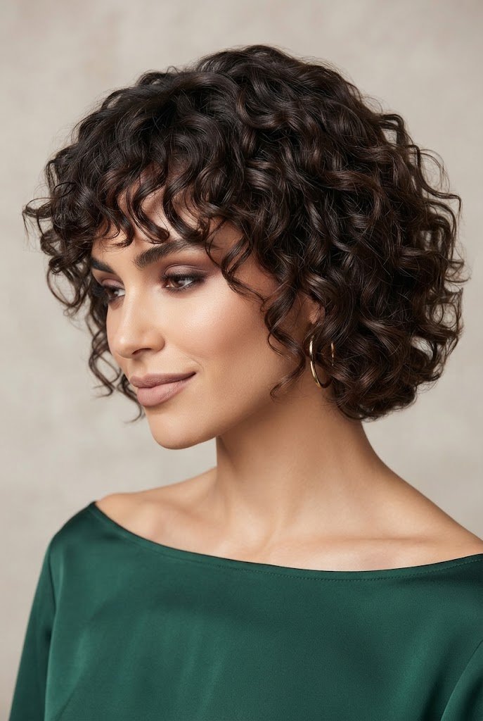 Romantic Curly Shag for Cropped Hair — Short hairstyle ideas style outfit