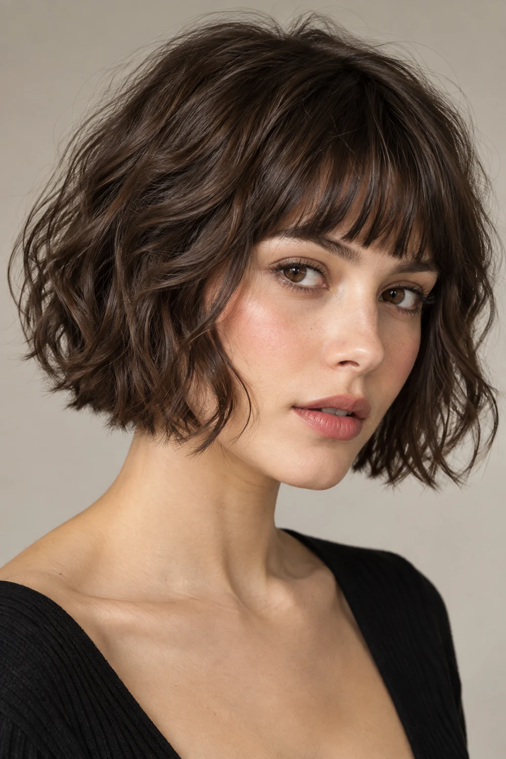 The Textured French Bob — short hairstyles for girls style outfit