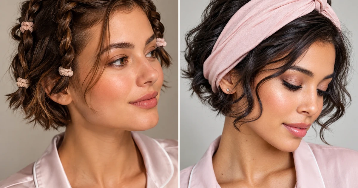 Short hairstyles for sleeping: 12 Easy Hairstyles short hairstyles for sleeping