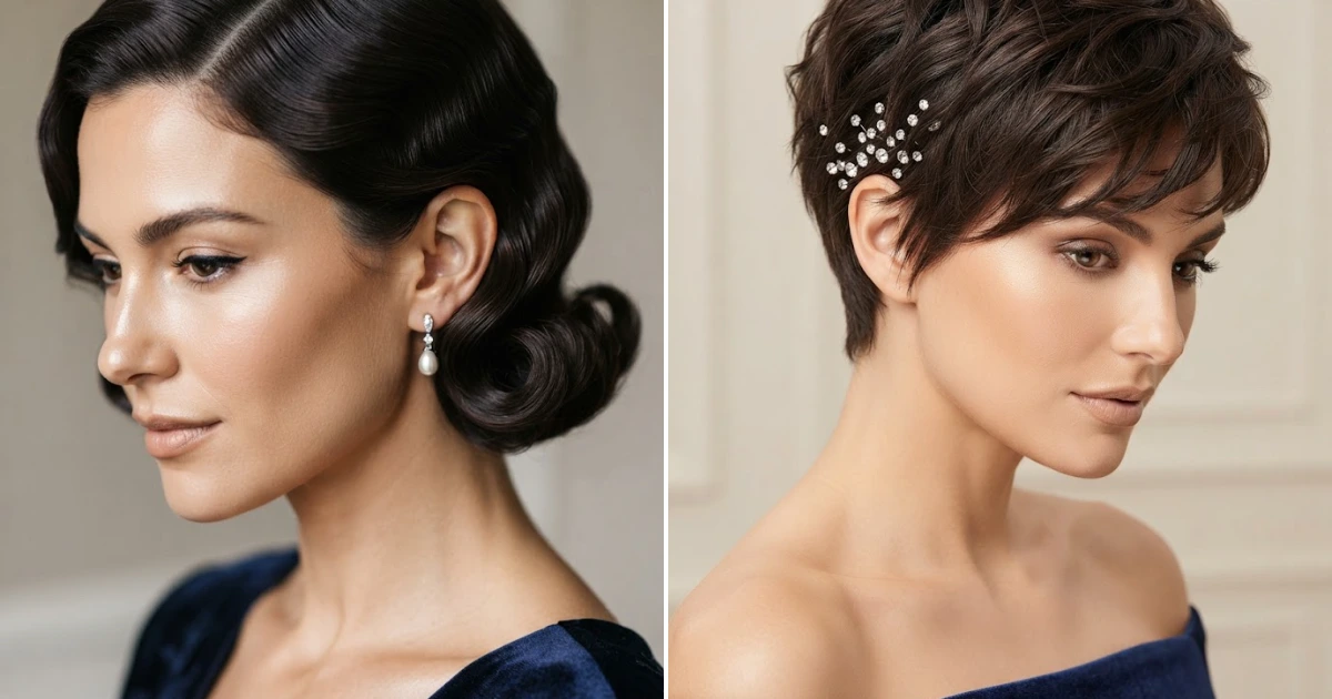 Short hairstyles for wedding parties: 10 Best short hairstyles for wedding parties