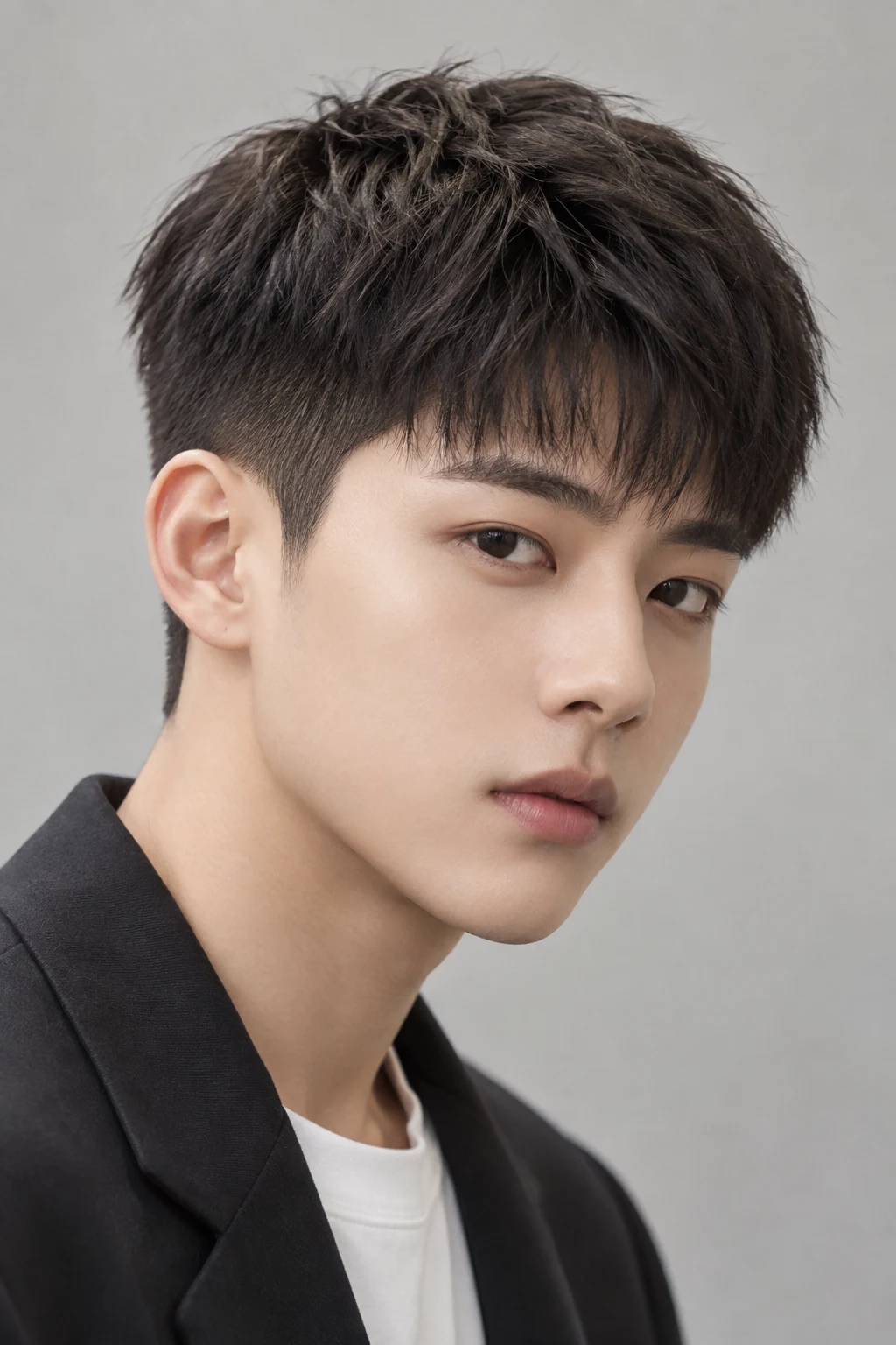 Neat Korean Crop for Boys — short korean hairstyles style outfit
