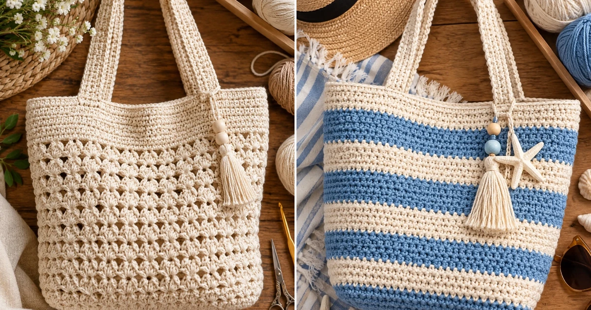 15 Summer Bag Crochet Ideas for a Fresh Handmade Look summer bag crochet
