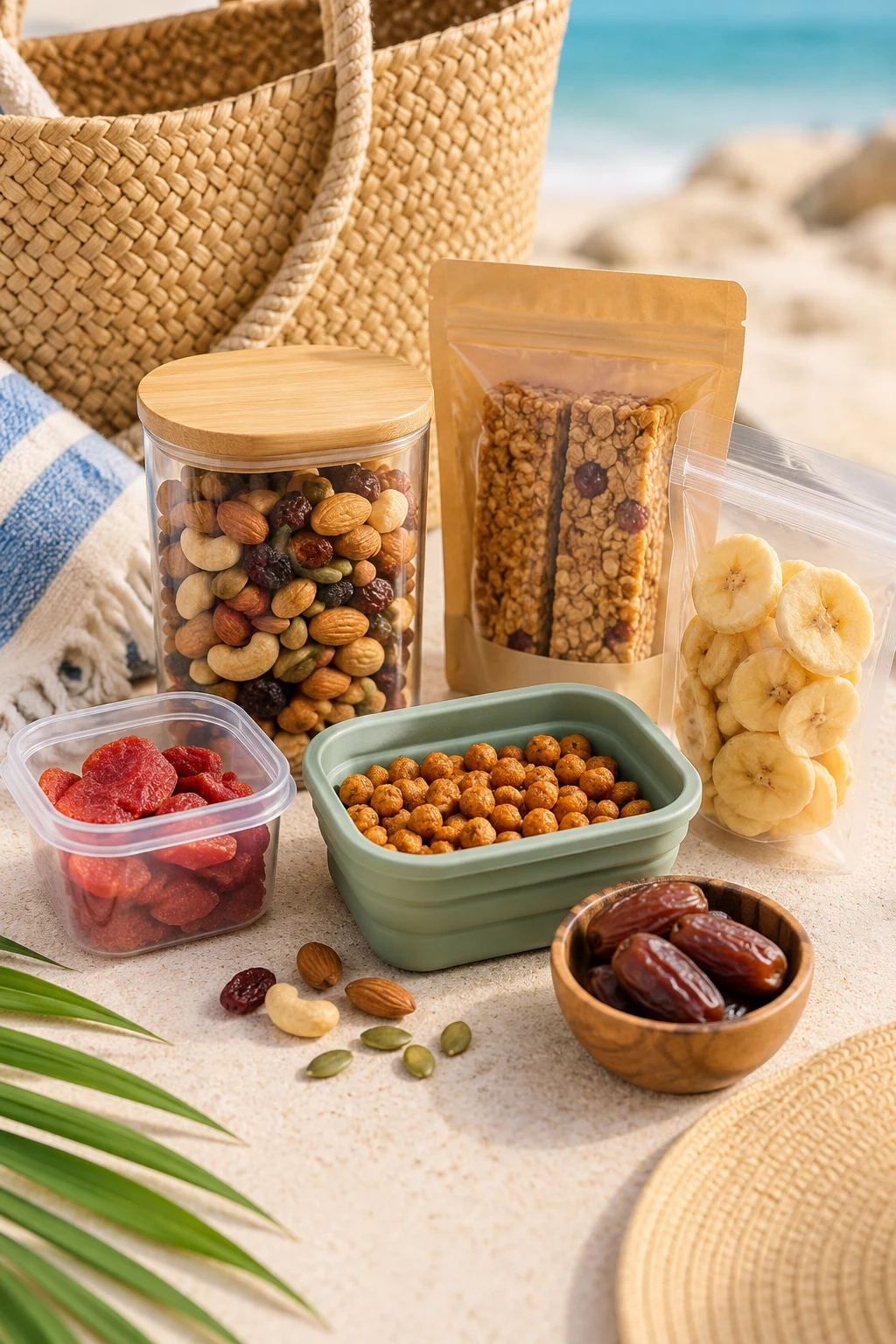 Snacks That Can Survive the Heat — Summer beach bag essentials style outfit