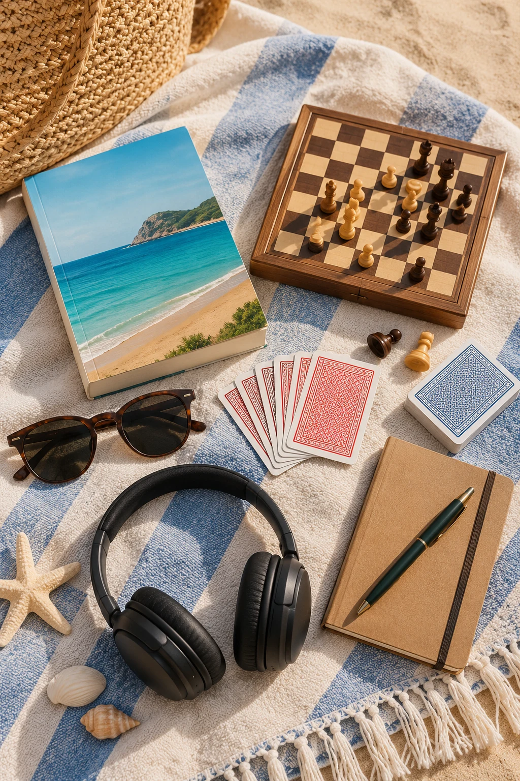 Entertainment That Doesn't Need Wi-Fi — Summer beach bag essentials style outfit
